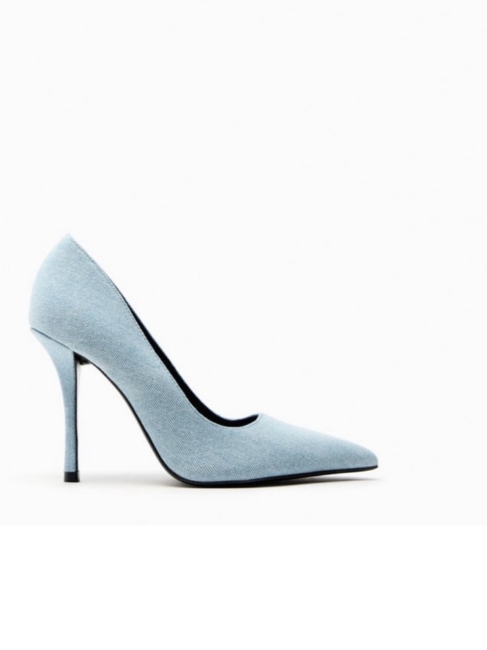 ZARA HIGH HEEL DENIM SHOES